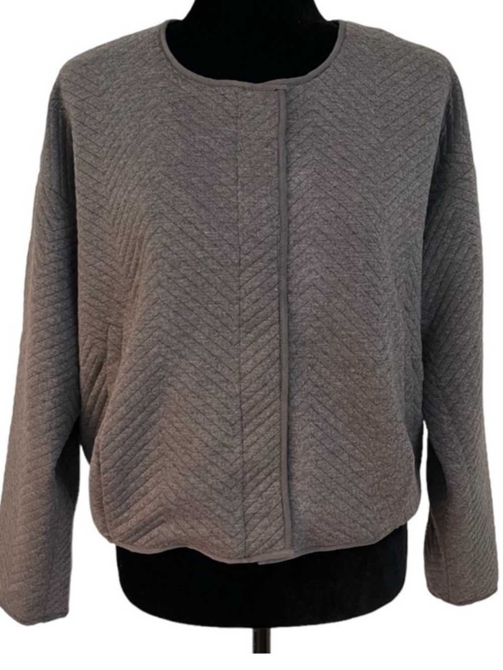 Revolve Line & Dot Daria No Collar Quilted Jacket- NWT - Size Medium